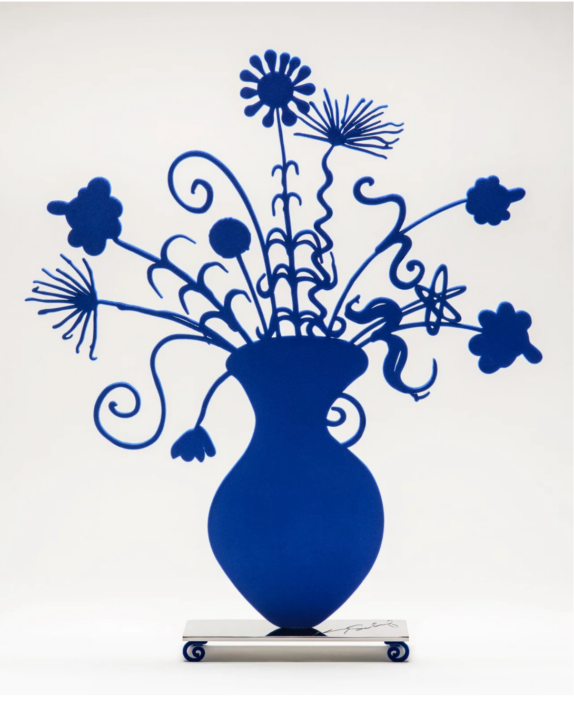 Kenny Scharf | Flores (Blue) | 2021